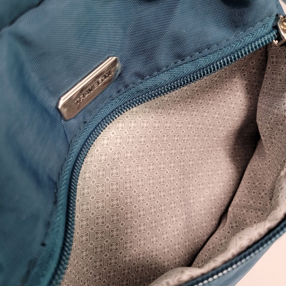 Travelon Anti-theft Small Mini Peacock Blue Backpack - Picture 8 of 14